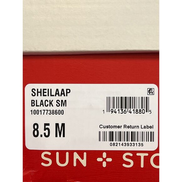 Sun + Stone Women Sheilaa Faux Leather Block Heel Combat & Lace-Up Boots - Picture 12 of 12